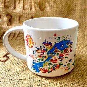 Disney’s Caribbean Beach Resort Map coffee mug or cup